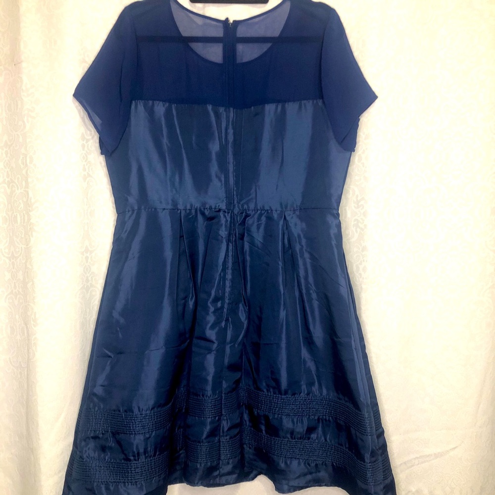 ModCloth Geode Plus size Blue Dress
